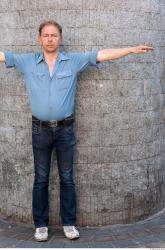 Whole Body Man T poses Casual Average Street photo references